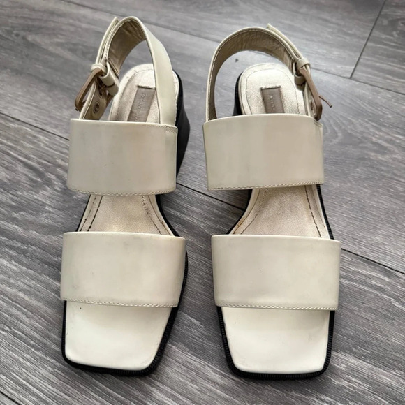 Suzanne Rae patent leather slingback sandals - Picture 5 of 6